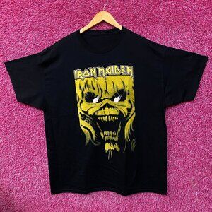 Iron Maiden Eddie Stencil graphic Heavy Metal T-shirt 2XL